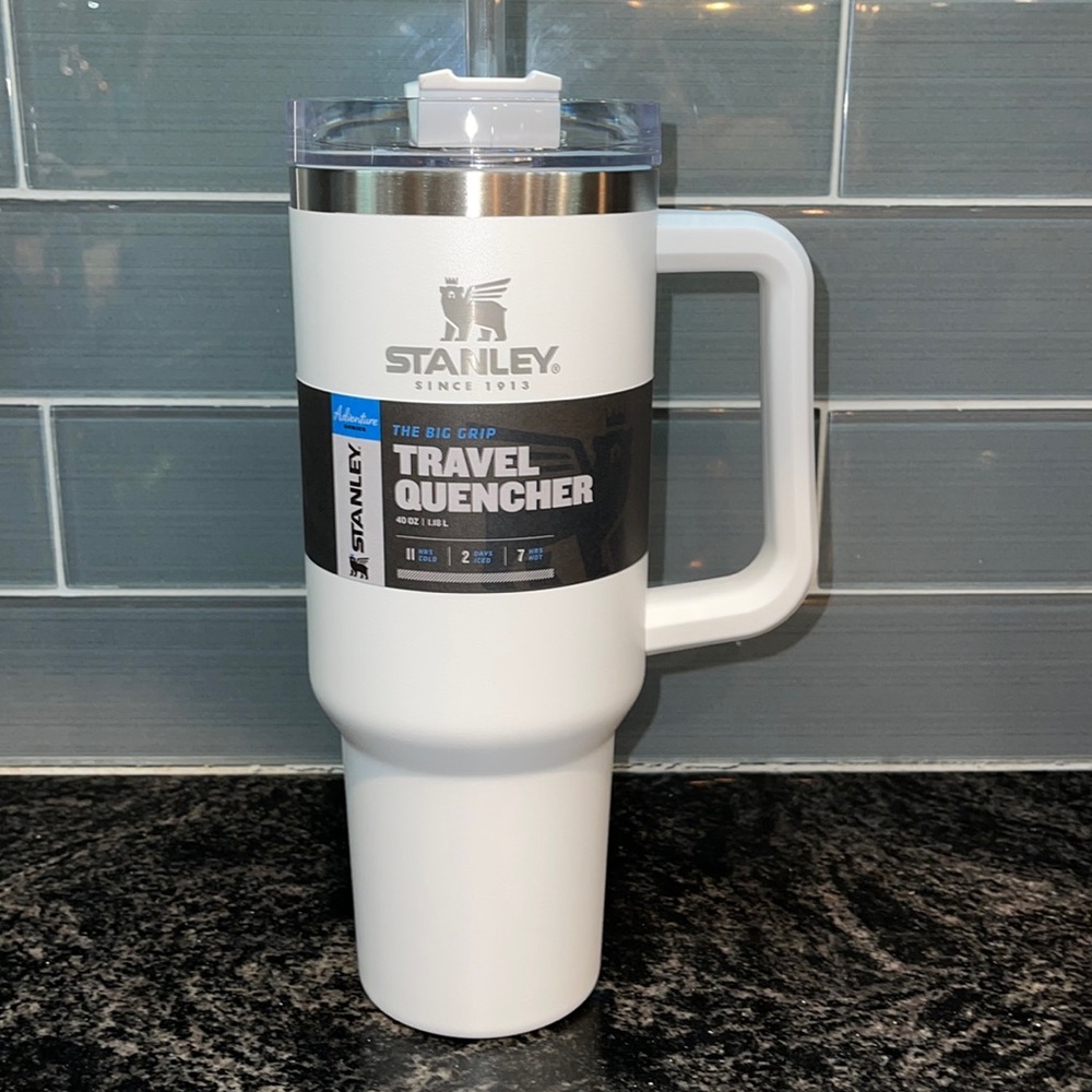 Stanley Adventure Quencher 40oz True White BNWT HTF